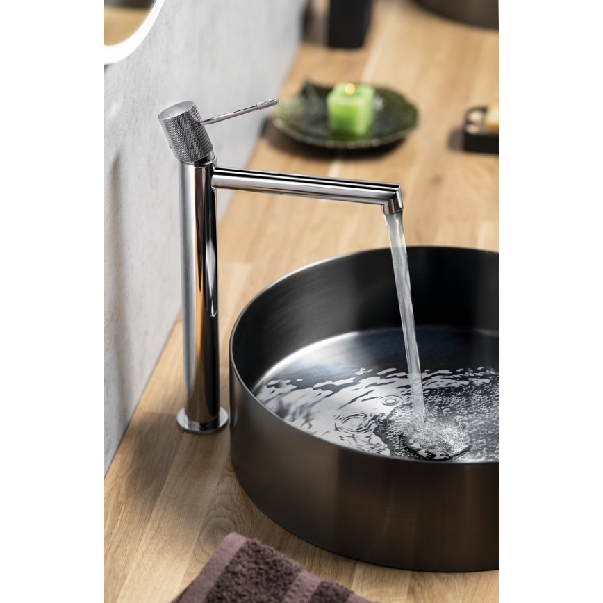 Sapho - Grifo de lavabo SOLARIS 32 cm cromo brillante