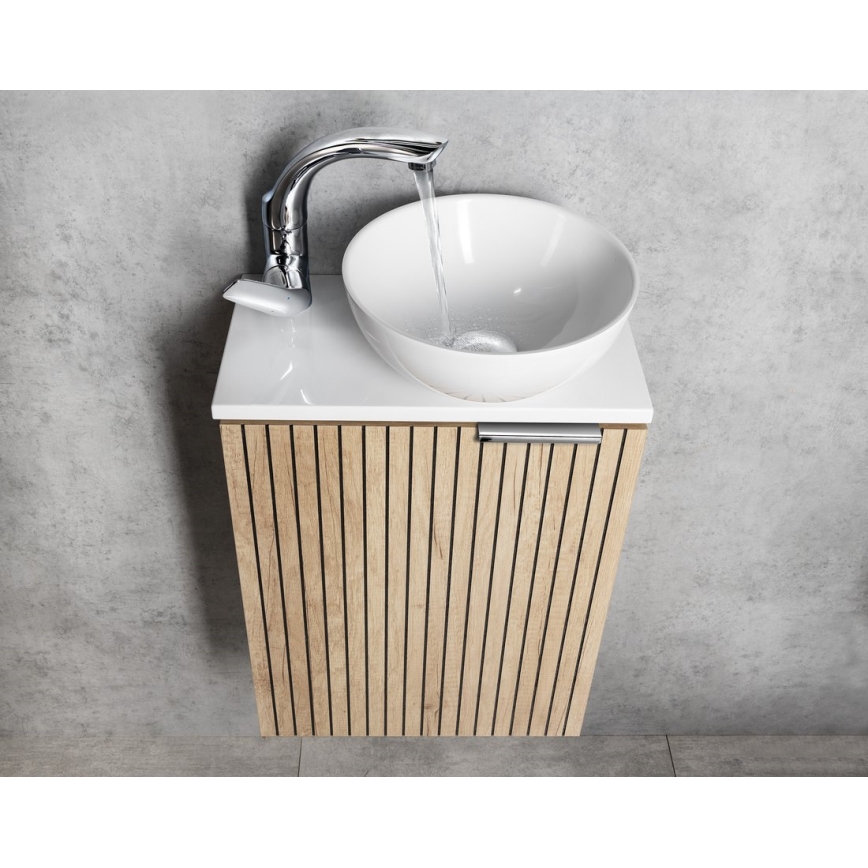 Sapho - Grifo de lavabo SOLITER 18 cm cromo brillante