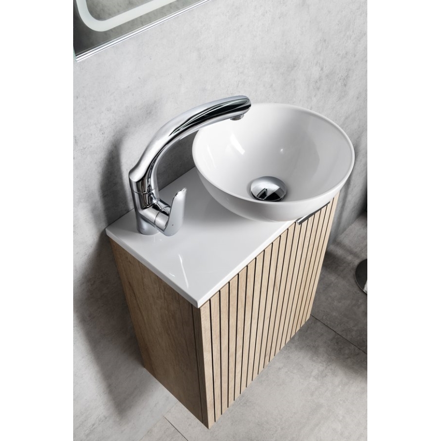 Sapho - Grifo de lavabo SOLITER 18 cm cromo brillante