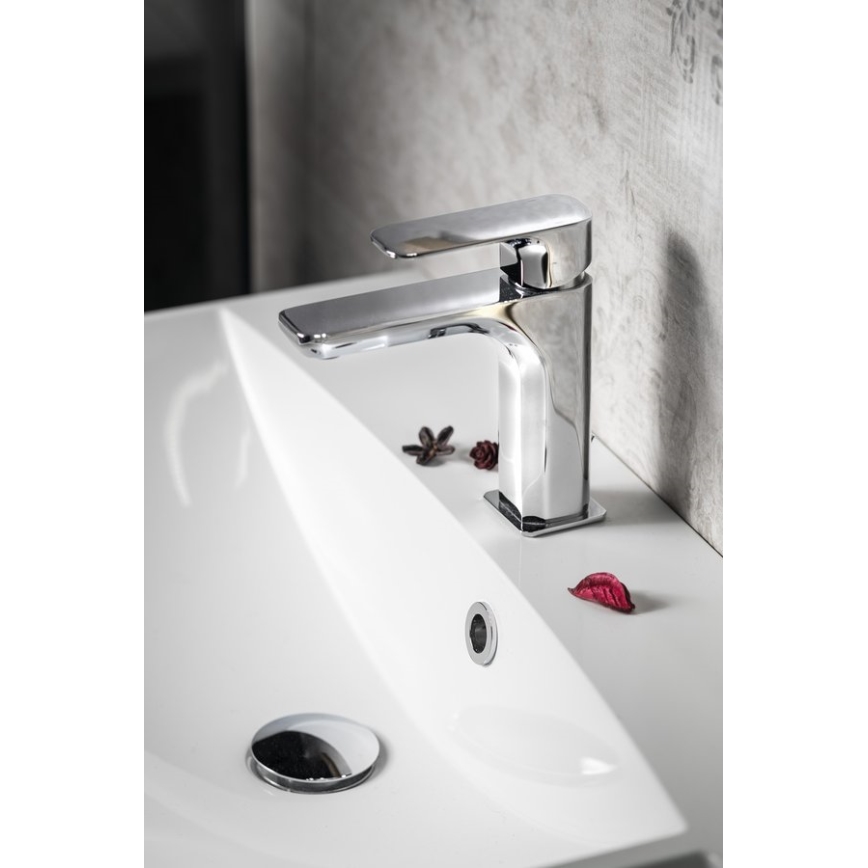 Sapho - Grifo de lavabo SPY 16,7 cm cromo pulido