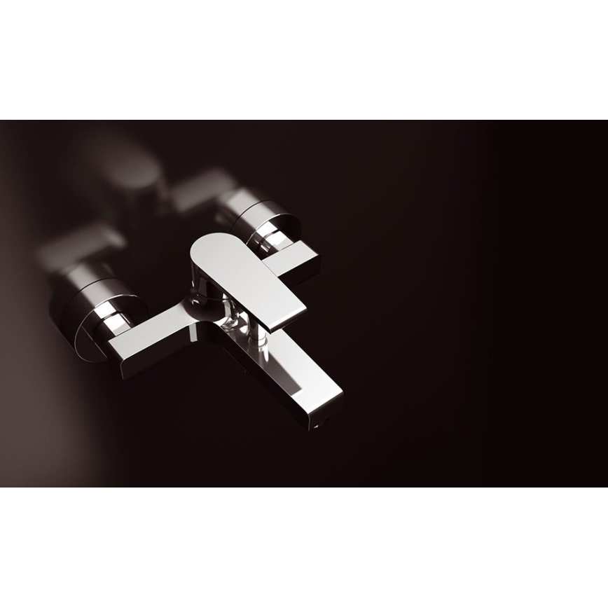 Sapho - Grifo para bañera KAI cromo brillante