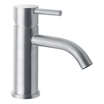 Sapho - Grifo para lavabo MINIMAL 15,8 cm acero inoxidable