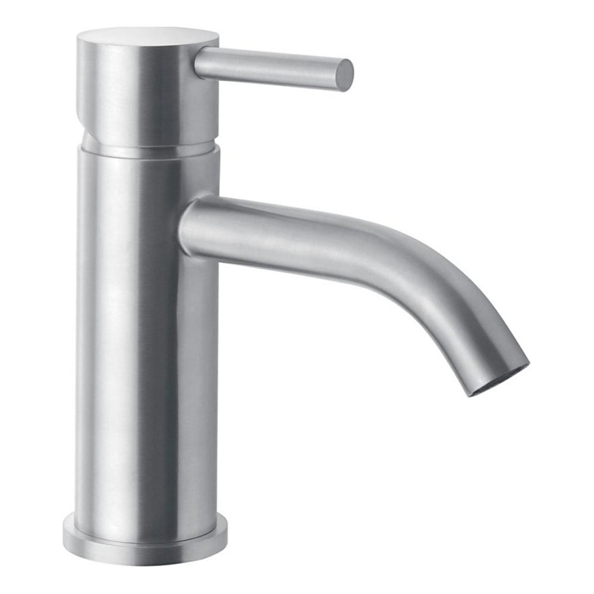 Sapho - Grifo para lavabo MINIMAL 15,8 cm acero inoxidable