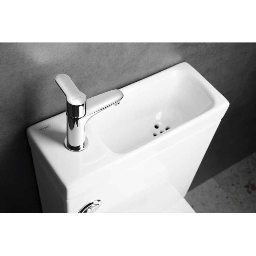 Sapho - Grifo para lavabo SMALL 11,3 cm, cromado brillante