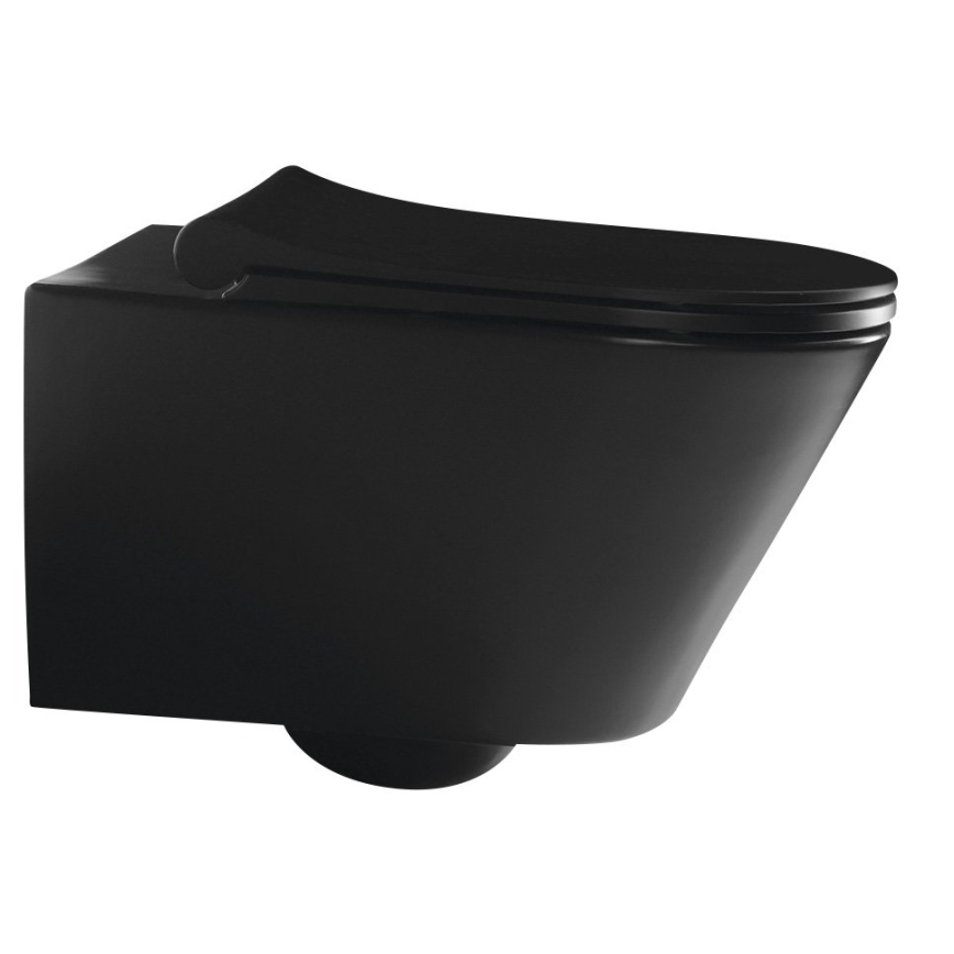 Sapho - Inodoro suspendido AVVA cerámica/negro