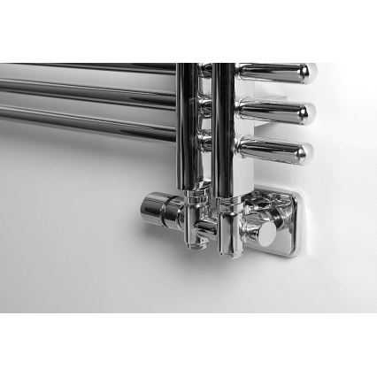 Sapho - Kit termostático para conexión central TWIN COMBI, izquierdo / cromo brillante