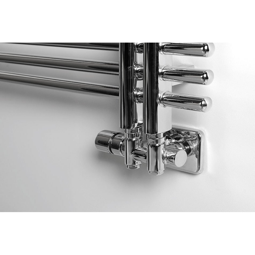 Sapho - Kit termostático para conexión central TWIN COMBI, izquierdo / cromo brillante