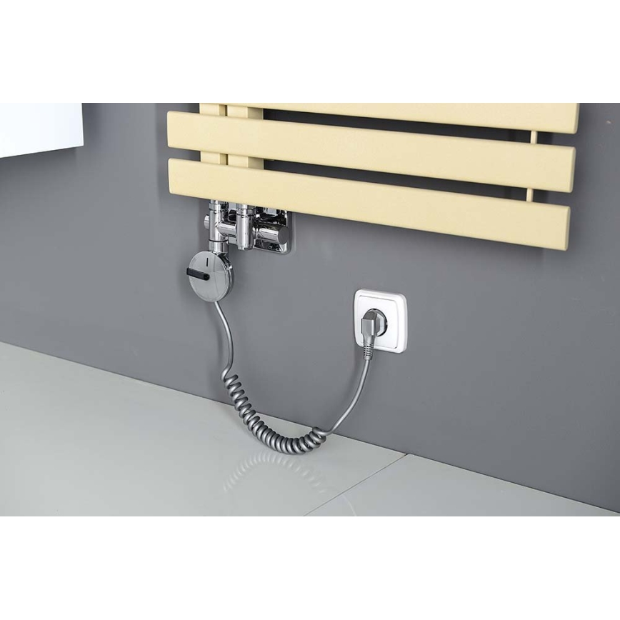 Sapho - Juego de válvulas para conexión central TWIN COMBI, lado derecho / cromo brillante