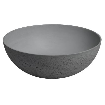 Sapho - Lavabo de encimera FORMIGO Ø 39 cm hormigón/gris mate