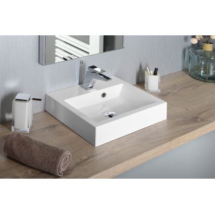 Sapho - Lavabo de encimera ORINOKO 42x36 cm cerámica/blanco