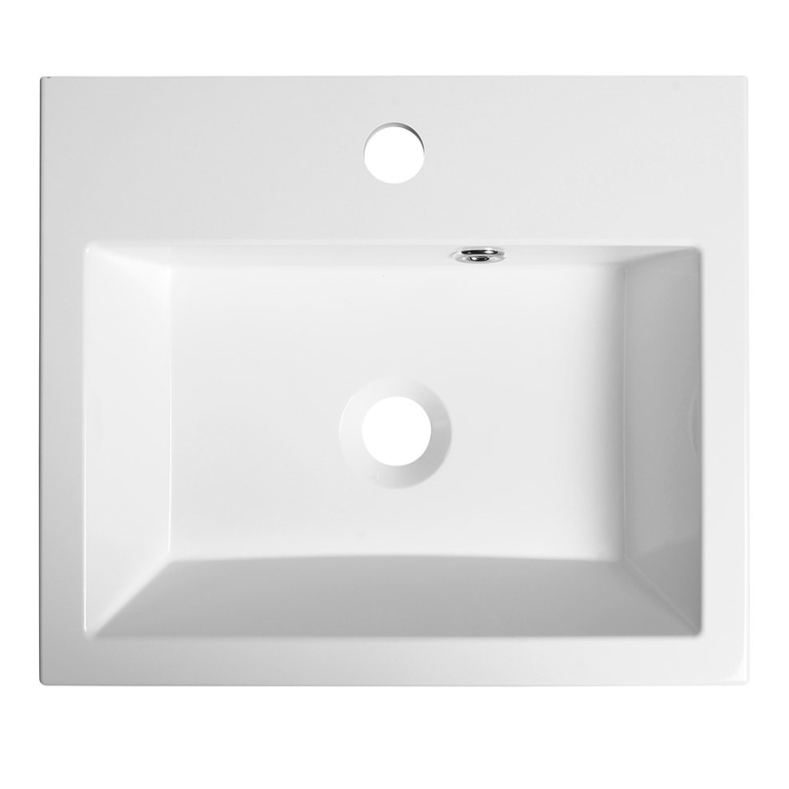 Sapho - Lavabo de encimera ORINOKO 42x36 cm cerámica/blanco