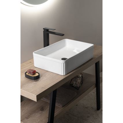 Sapho - Lavabo de encimera PICOBELLO 50x34 cm cerámica/blanco
