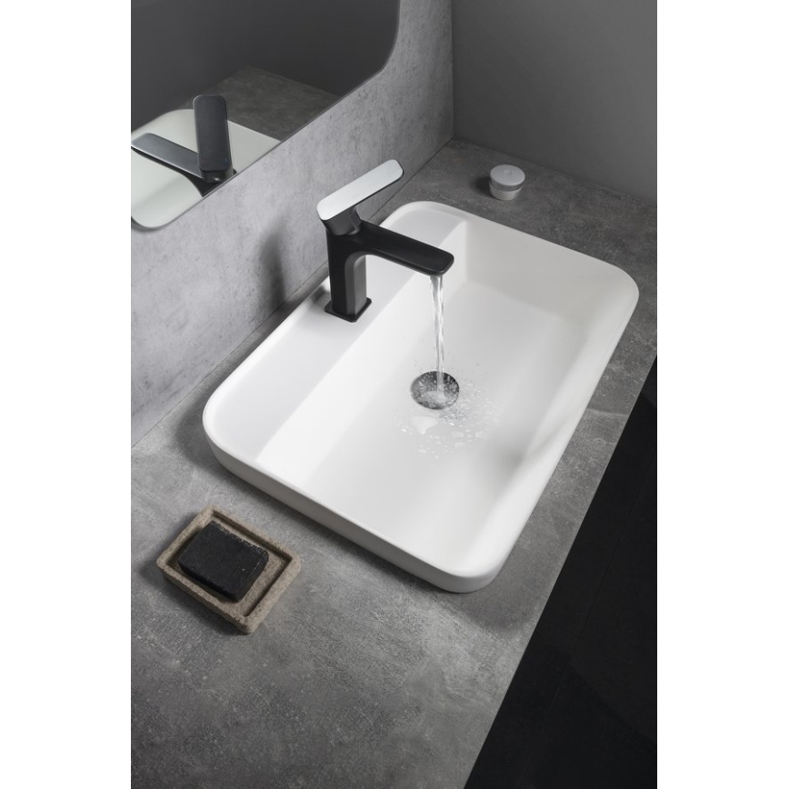 Sapho - Lavabo encastrado 55x39 cm cerámica/blanco