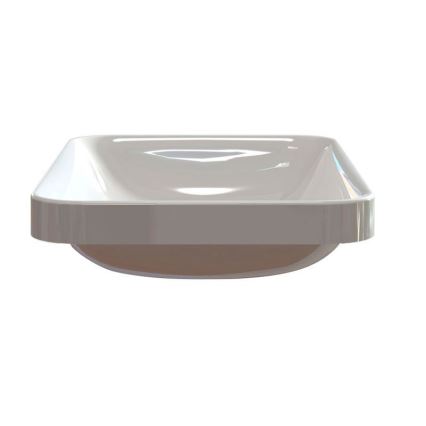 Sapho - Lavabo encastrado ASOFFI 55x37 cm mármol/blanco