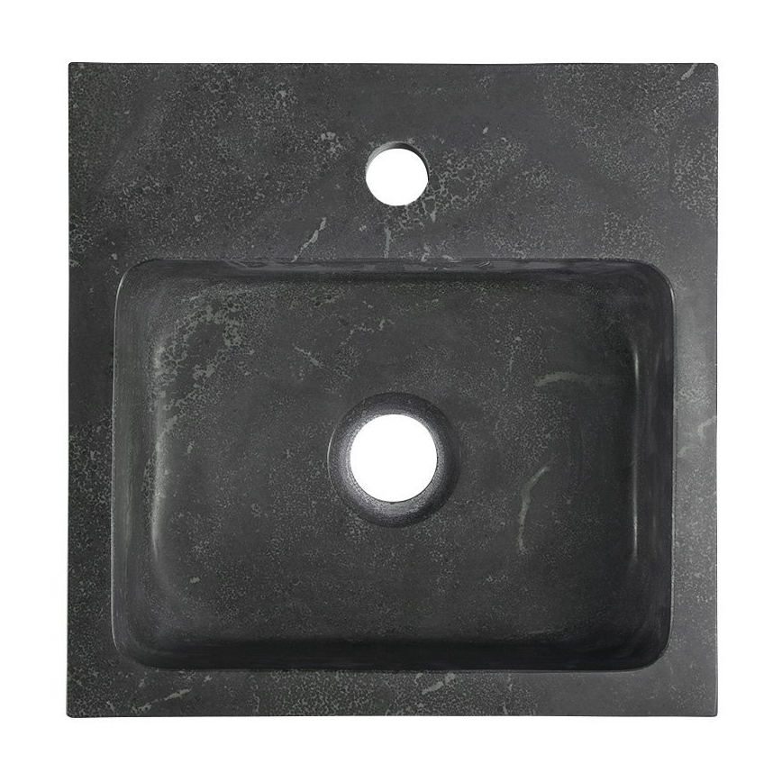 Sapho - Lavabo mural BLOK 30x30 cm antracita