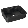 Sapho - Lavabo para encimera BALENA 48x37 cm negro mate