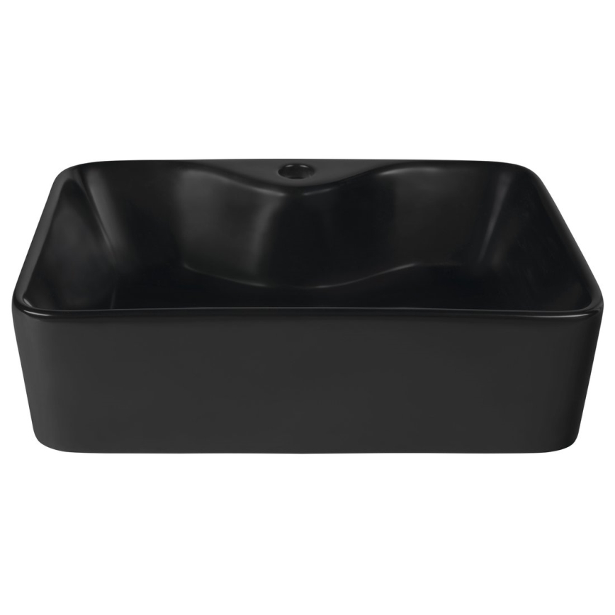 Sapho - Lavabo para encimera BALENA 48x37 cm negro mate