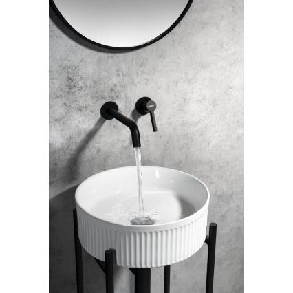 Sapho - Lavabo sobre encimera PICOBELLO Ø 37 cm cerámica/blanco