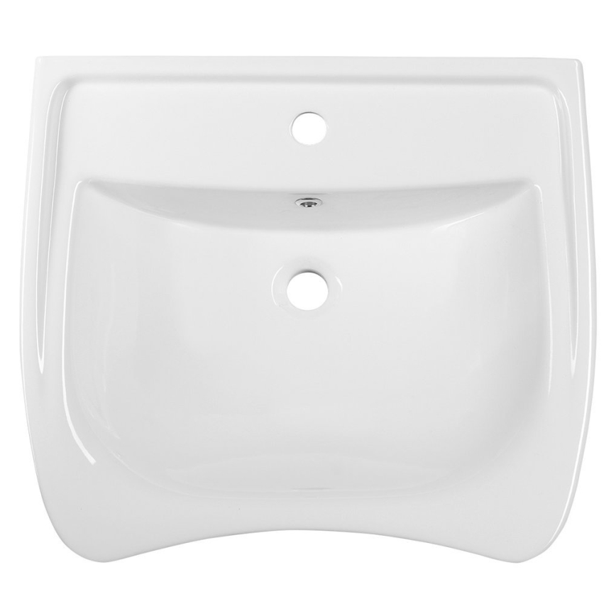 Sapho - Lavabo suspendido accesible DISABLED 60x55 cm cerámica/blanco