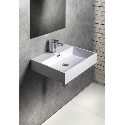 Sapho - Lavabo suspendido AQUATIC 60x46 cm cerámica/blanco