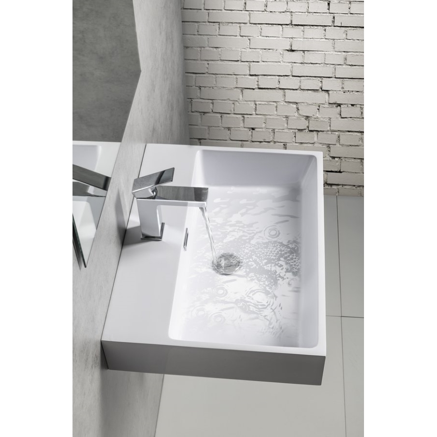 Sapho - Lavabo suspendido AQUATIC 60x46 cm cerámica/blanco