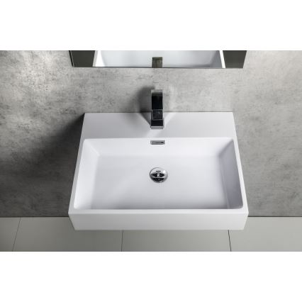 Sapho - Lavabo suspendido AQUATIC 60x46 cm cerámica/blanco