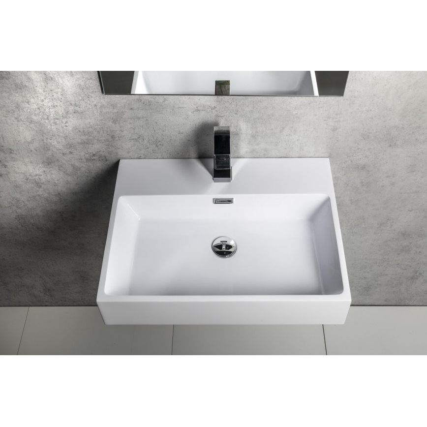 Sapho - Lavabo suspendido AQUATIC 60x46 cm cerámica/blanco