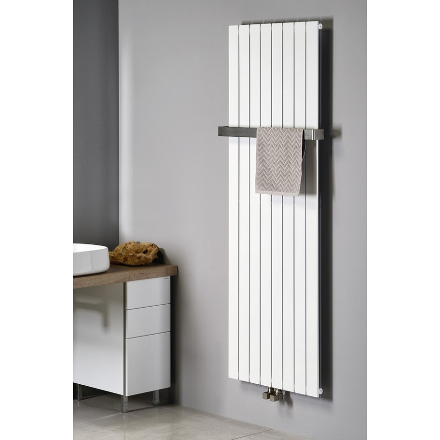 Sapho - Radiador de baño COLONNA 614W/230V 29x180 cm blanco