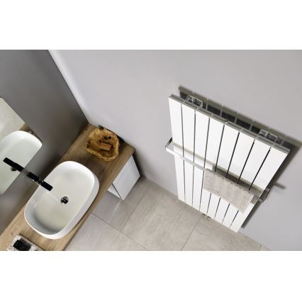 Sapho - Radiador de baño COLONNA 910W/230V 45x180 cm blanco