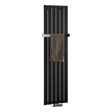 Sapho - Radiador de baño COLONNA 910W/230V 45x180 cm negro