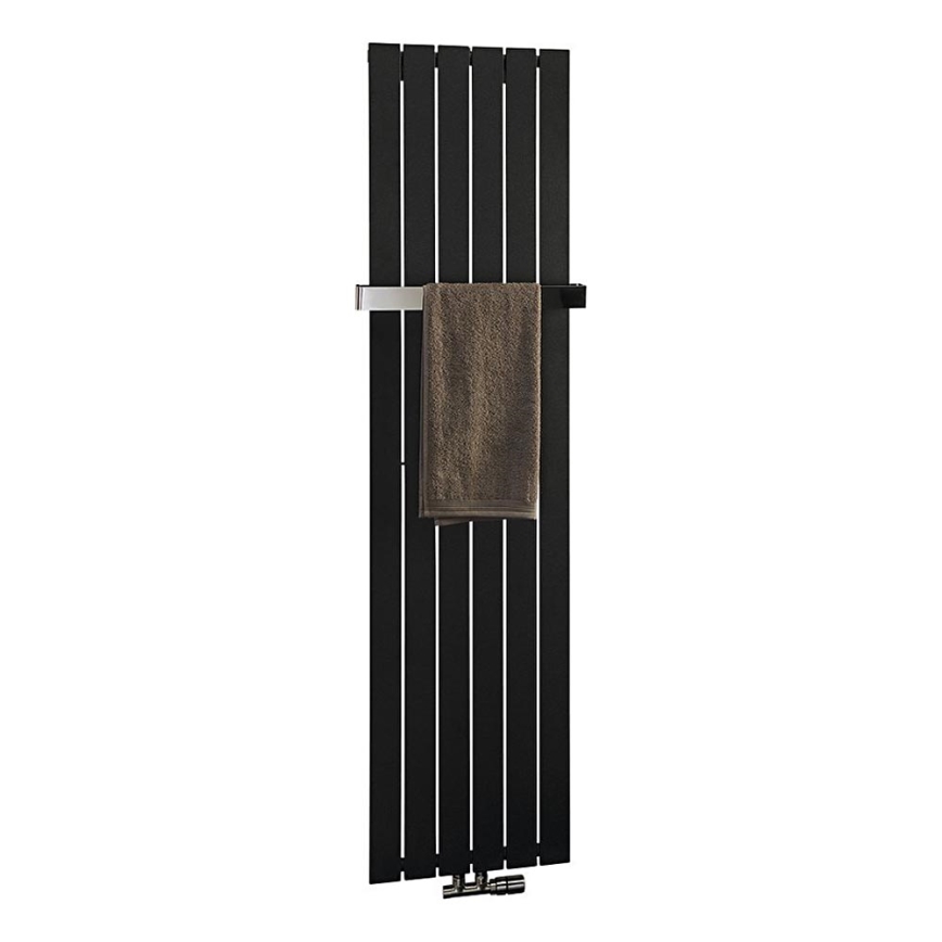 Sapho - Radiador de baño COLONNA 910W/230V 45x180 cm negro