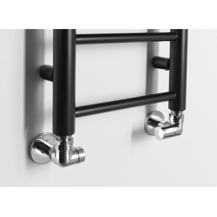 Sapho - Radiador de baño DINA 278W 30x138 cm negro mate