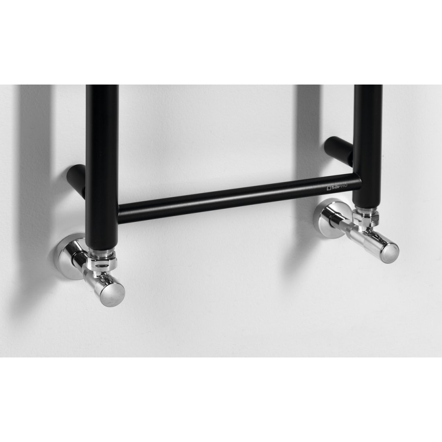 Sapho - Radiador de baño DINA 334W 35x168 cm negro mate