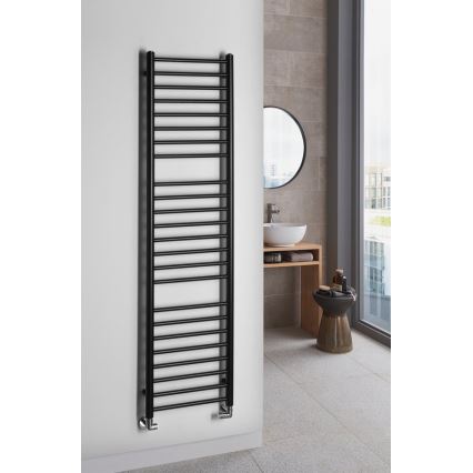 Sapho - Radiador de baño DINA 477W 40x156 cm negro mate