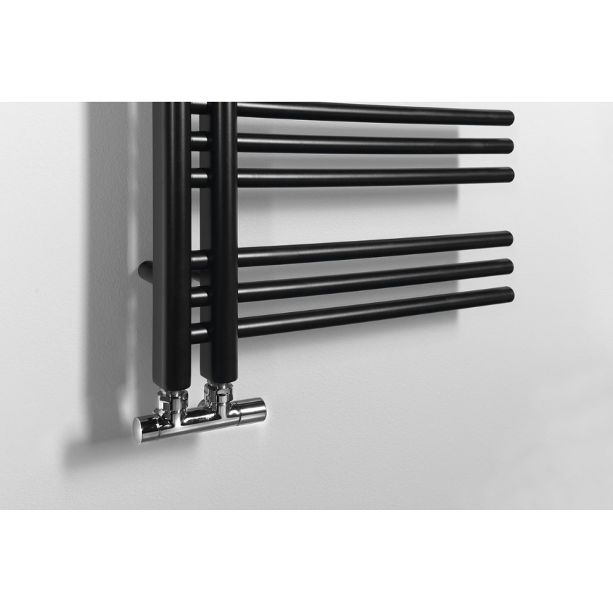 Sapho - Radiador de baño DORLION 400W/230V 50x120 cm negro mate