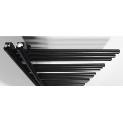 Sapho - Radiador de baño DORLION 400W/230V 50x120 cm negro mate