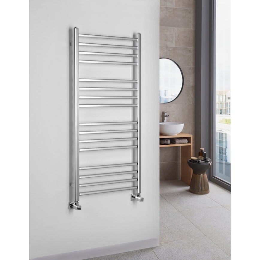 Sapho - Radiador de baño METRO 347W/230V 50x120 cm cromado brillante