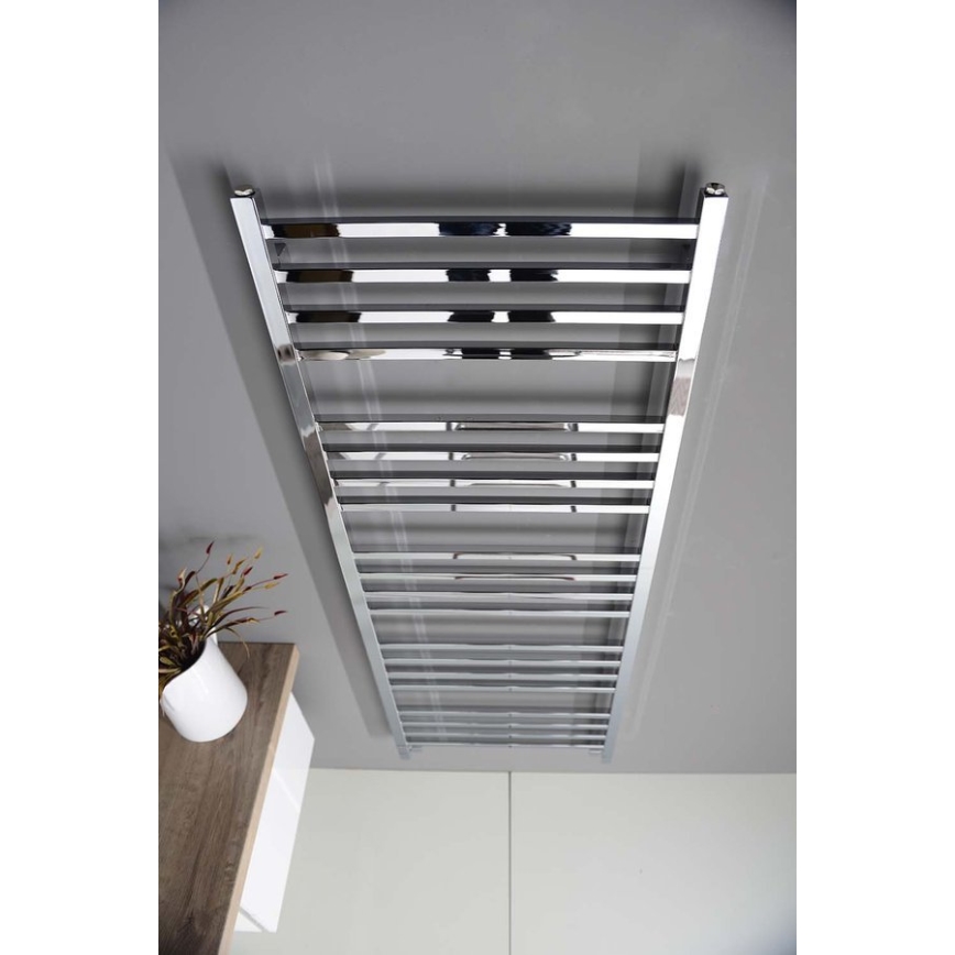 Sapho - Radiador de baño METRO 497 W/230 V 60 x 153 cm cromo brillante