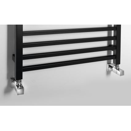 Sapho - Radiador de baño METRO 557 W 60 x 151 cm negro mate