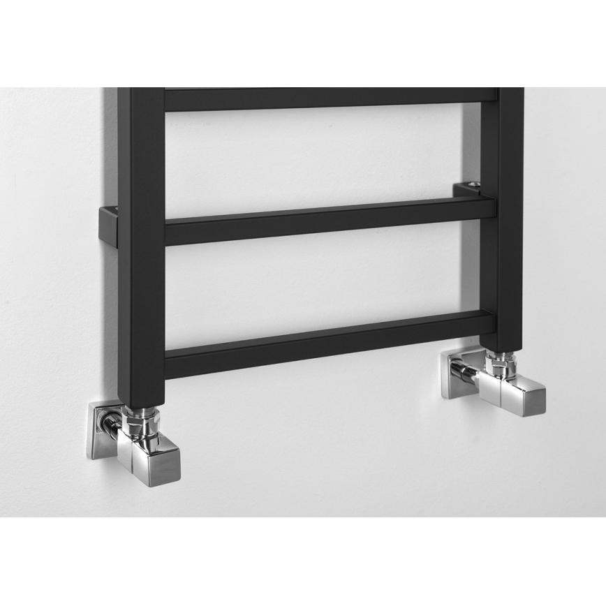 Sapho - Radiador de baño METRO DOS 323W 40x150 cm negro mate