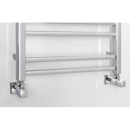 Sapho - Radiador de baño METRO DOS 343W/230V 50x110 cm cromo brillante