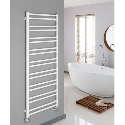 Sapho - Radiador de baño METRO DOS 476W/230V 55x143 cm blanco mate