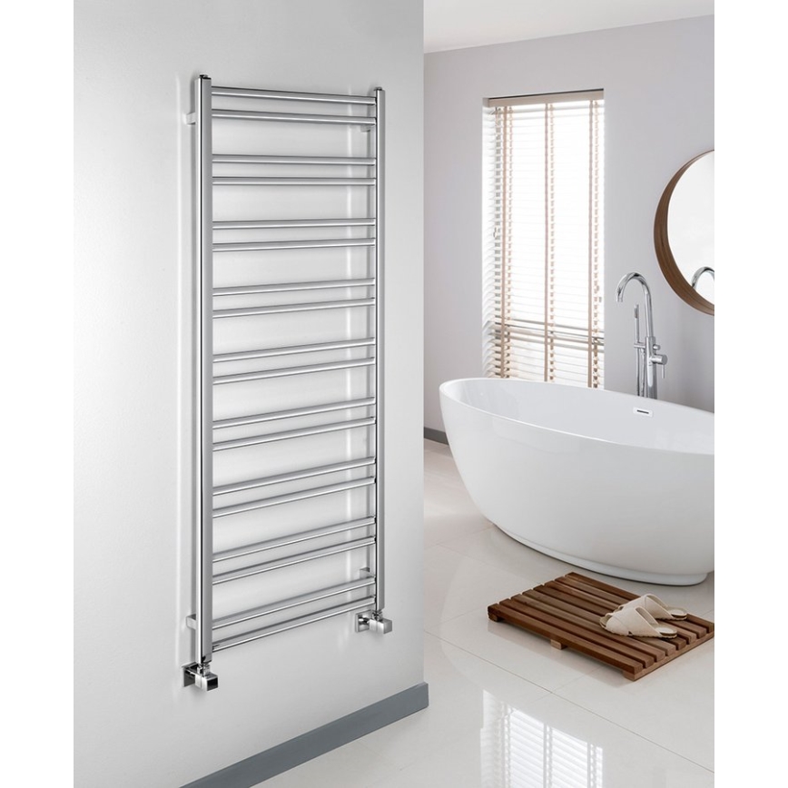 Sapho - Radiador de baño METRO DOS 476W/230V 55x143 cm cromado brillante