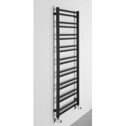 Sapho - Radiador de baño METRO DOS 476W/230V 55x143 cm negro mate