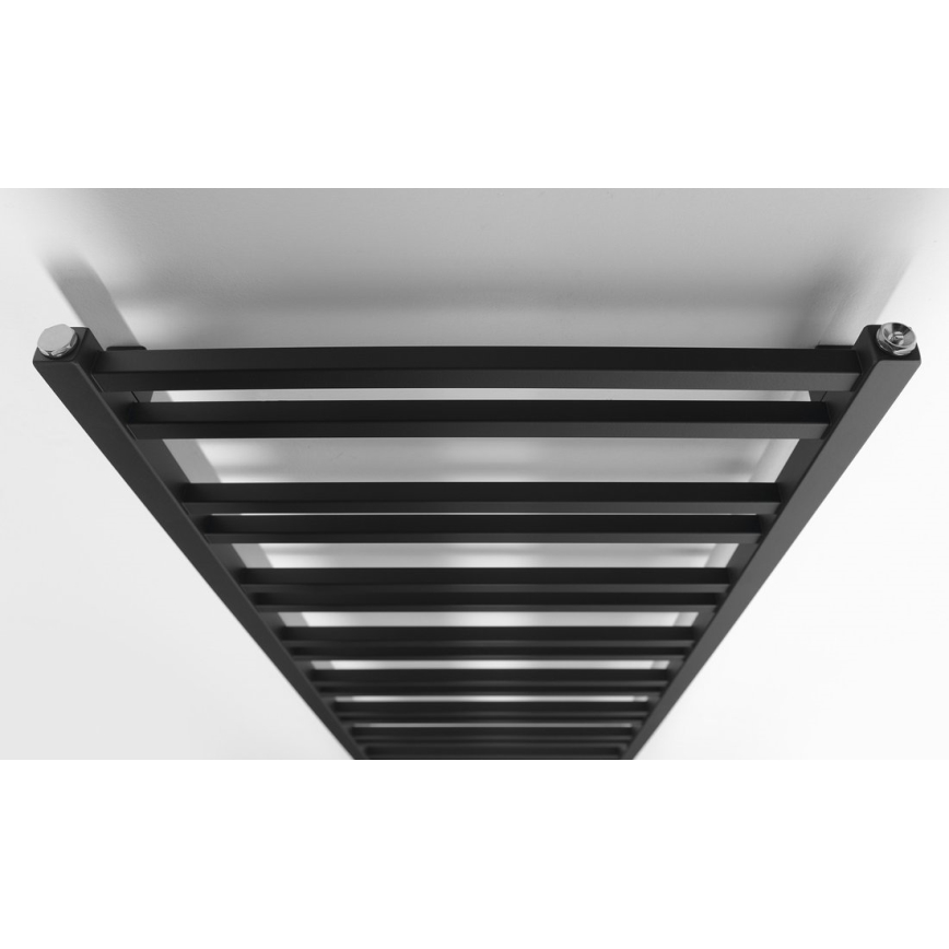 Sapho - Radiador de baño METRO DOS 476W/230V 55x143 cm negro mate