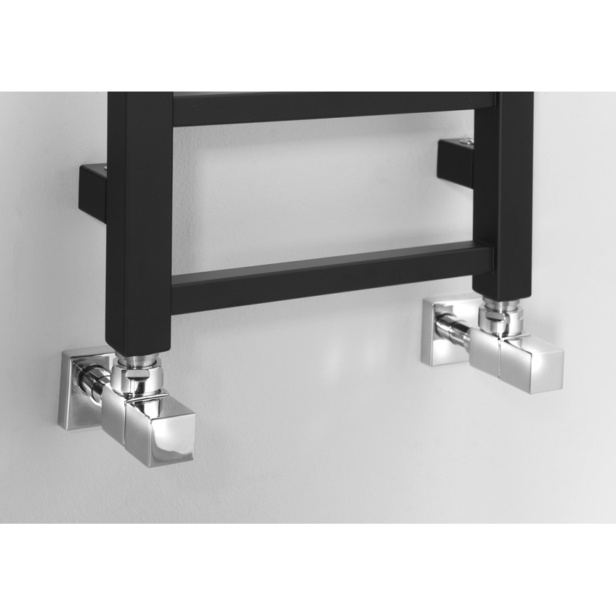 Sapho - Radiador de baño METRO LIGHT 211W 30x114 cm negro mate