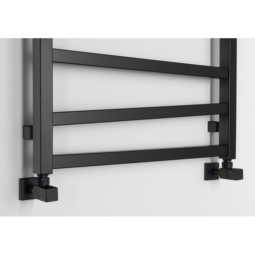 Sapho - Radiador de baño ZIG 601W/230V 60x133 cm negro