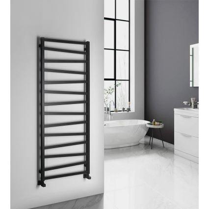 Sapho - Radiador de baño ZIG 709W 60x157 cm negro