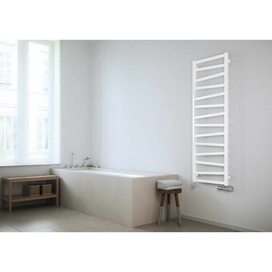 Sapho - Radiador para baño ZIG 582W/230V 50x157 cm blanco