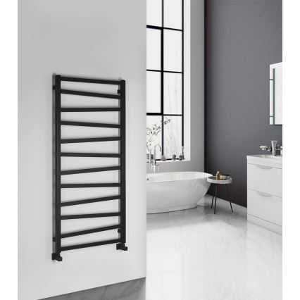 Sapho - Radiador para baño ZIG 601W/230V 60x133 cm negro